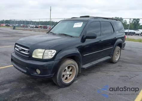 2004 Toyota Sequoia Limited V8 из США, поврежденный, VIN 5TDZT38A14S208369